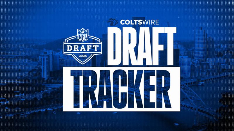 Indianapolis Colts 2026 NFL draft tracker.