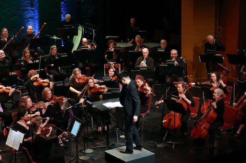 The Bloomington Symphony Orchestra, shown here during its final concert of 55th season, will perform Beethoven’s Ninth Symphony and other selected works at the Musical Arts Center on May 16, 2026.