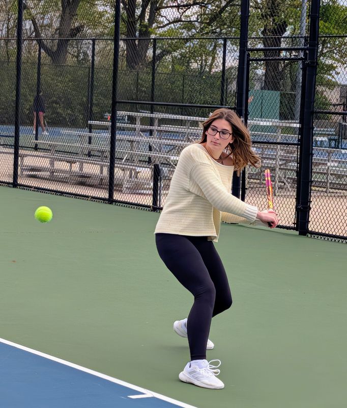Harrison girls tennis senior Elliot Flanery is still playing in the 2026 season despite a near-career ending injury.