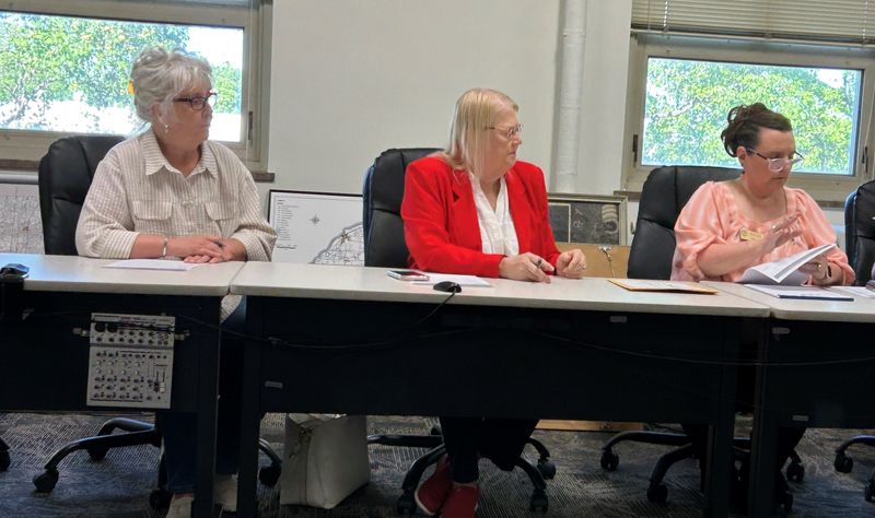 Fountain County Election Board members Sherri VanHook and Lisa Cruea counted three provisional ballots Monday, May 11, 2026. Two of the voters cast ballots for Paula Copenhaver in the GOP 23rd District race for Indiana's state senate. One cast a ballot for Spencer Deery.