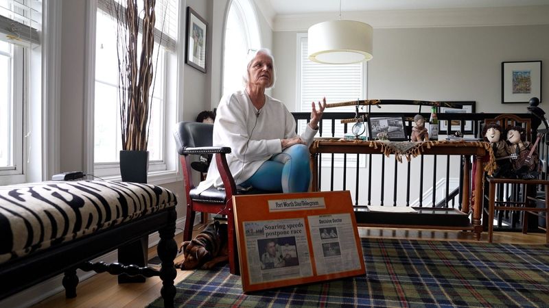 Lynne Olvey is interviewed Monday, May 11, 2026, at her home in Indianapolis.