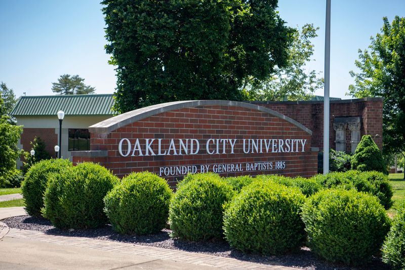 Oakland City University in Gibson County, Indiana.