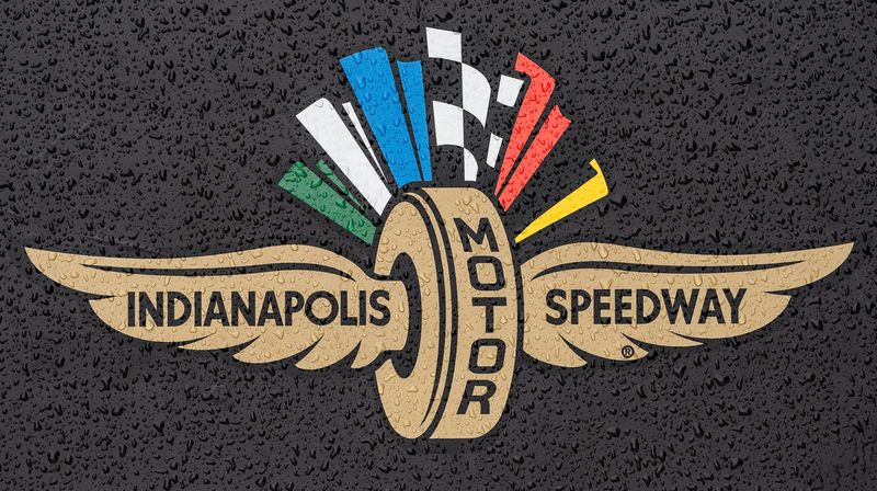Rain falls Friday, May 15, 2026, ahead of practice for the 110th running of the Indianapolis 500 at Indianapolis Motor Speedway.
