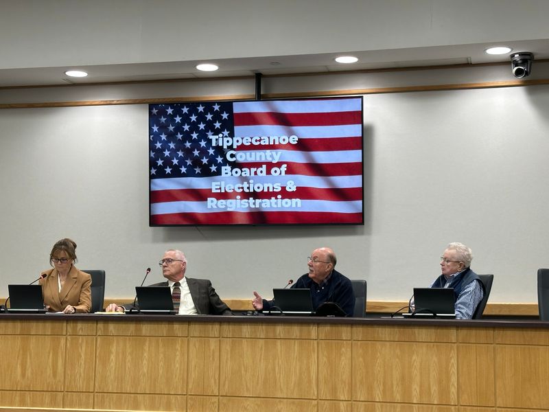 The Tippecanoe County Board of Elections met Friday to certify the 2026 primary election results.
