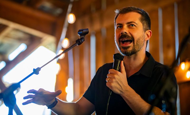 Pete Buttigieg and his husband, Chasten, were separated from their 4-year-old twins for 24 hours after an anonymous caller filed a false report with Child Protective Services, the former U.S. transportation secretary said June 26.