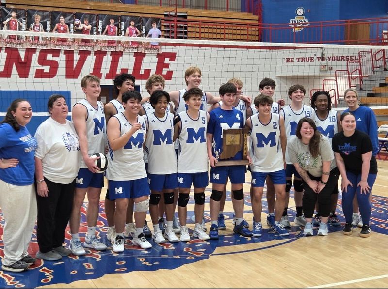Memorial boys volleyball won its first sectional championship in program history with a four-set victory over Bloomington North last weekend.