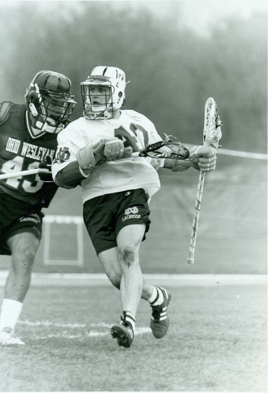Former Notre Dame attack Mike Sennett brought something to the Irish lacrosse program that could not be measured by a stats sheet. The program honors Sennett, who died in 2007, every postseason in a special way.