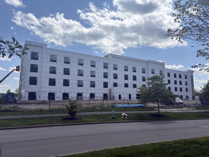 A TownePlace Suites is under construction at 6725 Intech Blvd., seen May 7, 2026.
