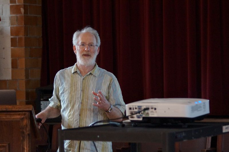 Alan Hamlet associate professor of civil and enviornmental engineering and earth sciences at the University of Notre Dame spoke at the Elkhart County History Museum about the effects of climate change on Indiana Thursday, May 21, 2026.