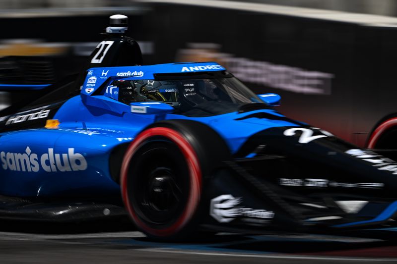 Kyle Kirkwood at the Chevrolet Grand Prix of Detroit on May 29, 2026.