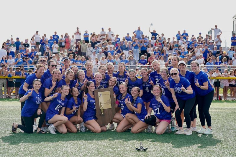 The Bishop Chatard girls lacrosse team won heir first state title in program history with a 15-14 win over Guerin Catholic on Saturday, May 30.