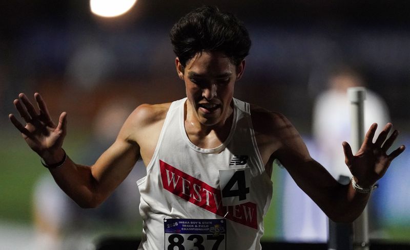 Westview's Noah Bontrager is a nominee for the IndyStar's boys track and field Athlete of the Year.