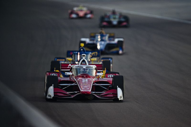 Josef Newgarden at the Bommarito 500 weekend at World Wide Technology Raceway near St. Louis in June 2026.