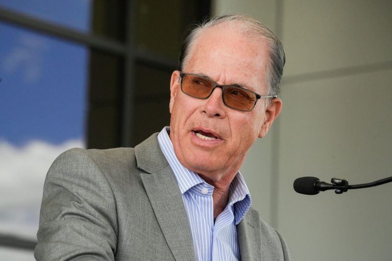 Gov. Mike Braun speaks during the Indiana Law Enforcement Academy ribbon cutting and facilities tour Monday, June 15, 2026, at the Indiana Law Enforcement Academy in Indianapolis.