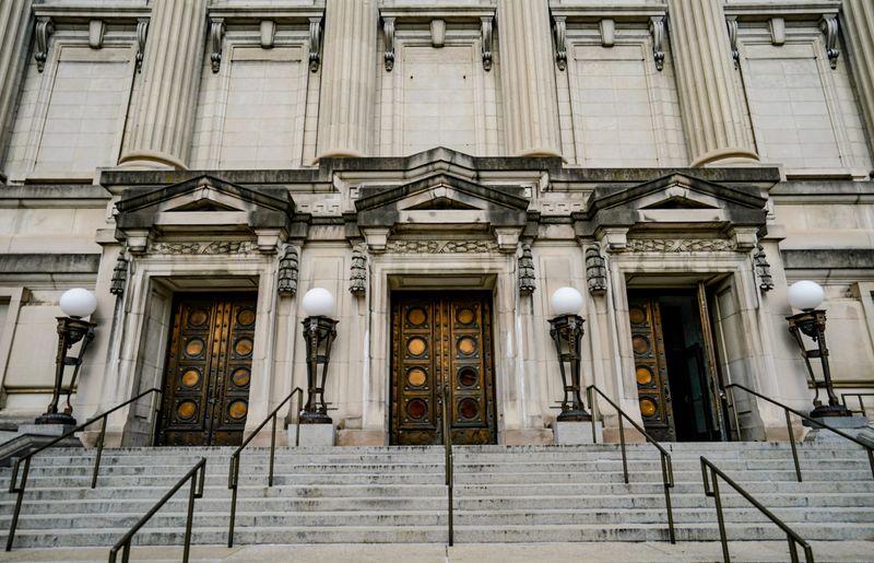 Built in 1909-10 and vacant since 2016, old City Hall sits empty on Tuesday, June 16, 2026, in Indianapolis.