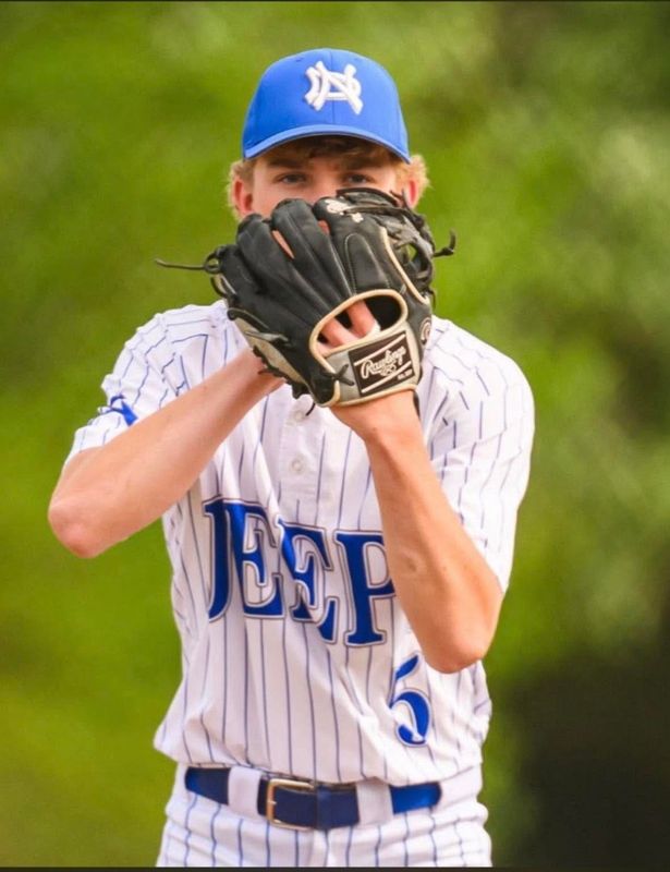 Carter Fuhs of Northeast Dubois baseball
