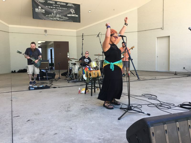St. Eve and the Vibe opens Pride in the Park at the Chris Wilson Pavilion in South Bend's Potawatomi Park on Saturday, June 20, 2026.