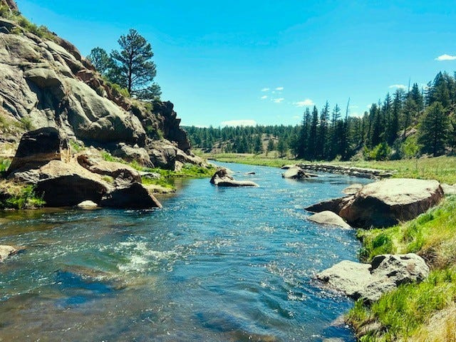 The South Platte River in Colorado.