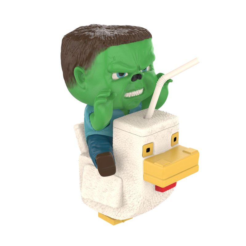 Golden Link's "A Minecraft Movie" Chicken Jockey popcorn bucket for the release of the live-action film in 2025.