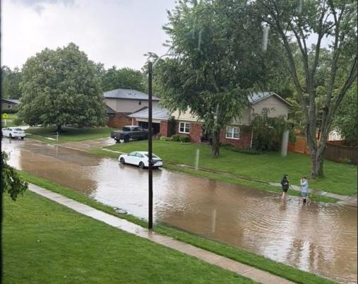 Flooding in Carmel's Concord Village due to aging stormwater infrastructure