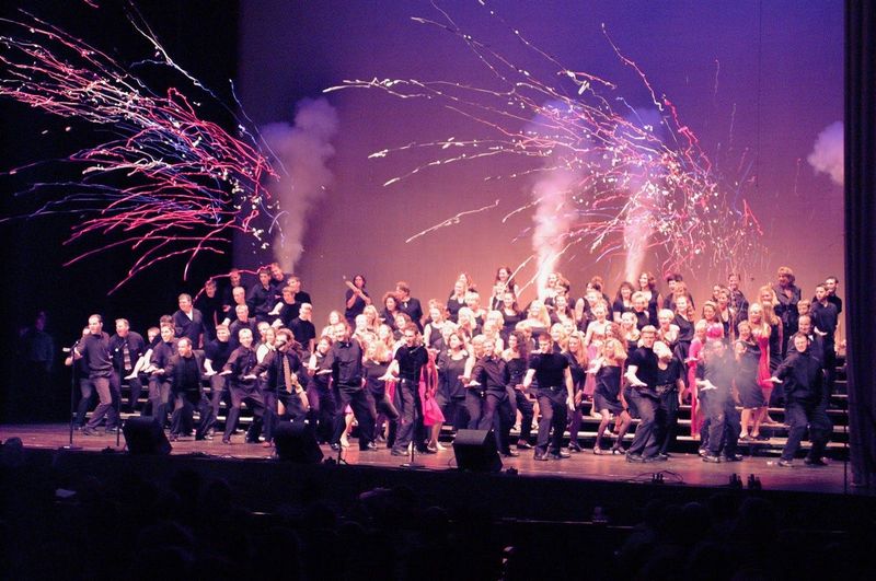 Edgewood High School's Music Warehouse is a multi-award-winning show choir group.