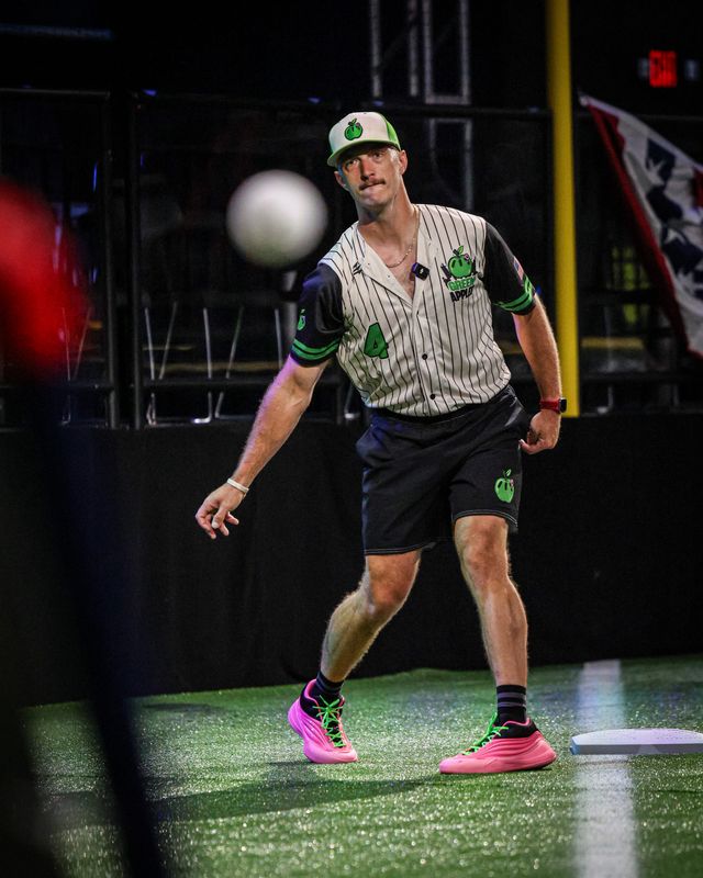 New York Green Apples player Brendan Dudas