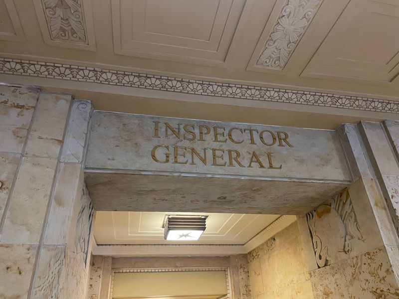 The Indiana Office of Inspector General, located in the Indiana State Library, is pictured on Dec. 11, 2025.