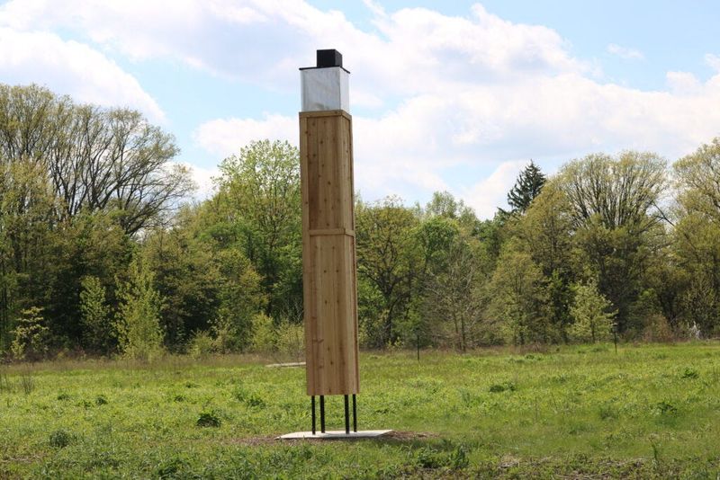 Dutro Ernst Woods has recently added a tower for chimney swifts.