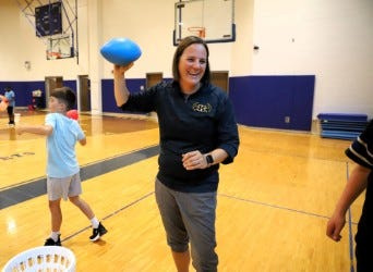 Andrea Bornino, a Klondike Elementary School physical education teacher, has been selected as a Top 10 finalist for Indiana's Teacher of the Year.