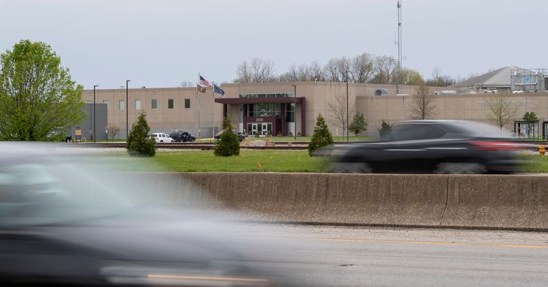 The Vanderburgh County Jail.