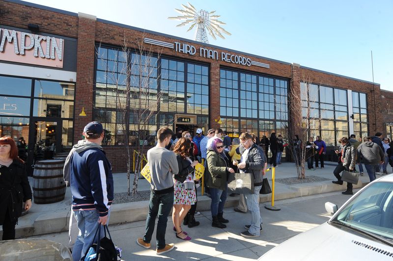 Third Man Records in Detroit's Cass Corridor sells records and novelties and has an in-store performance stage.