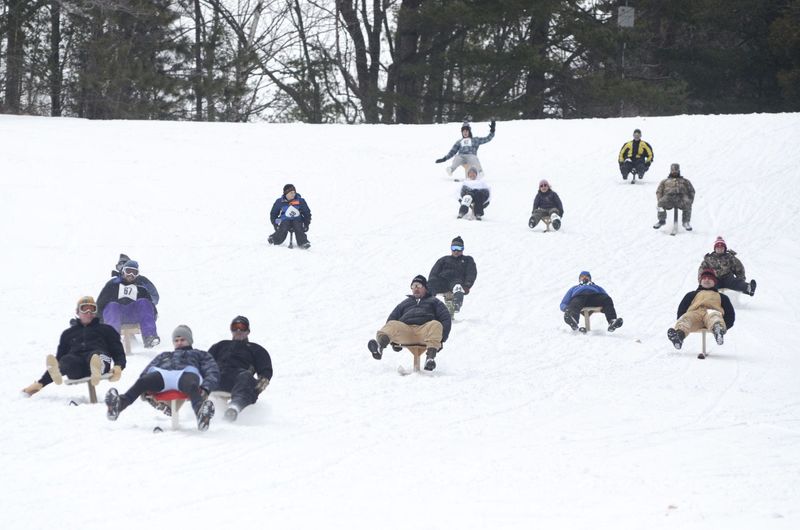 The annual bumpjumping competition at the Winter Sports Park in Petoskey will take place on Feb. 14, 2026.