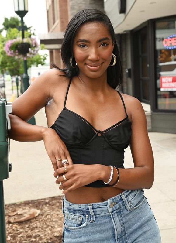 Taylor Hale, former Miss Michigan and last year's Big Brother winner. We catch up with her to find out what she's been up to since winning $1M on the CBS reality show. June 27, 2023, Birmingham, MI.