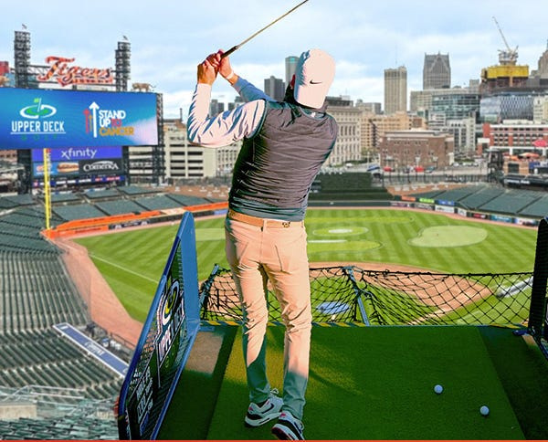 Comerica Park will be open for a three-day golf event this fall, presented by the Detroit Tigers and Upper Deck Golf.