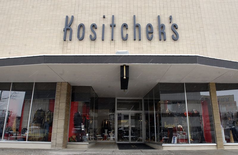 Kositchek's men's clothing store, pictured in 2009, closed in 2024 after the building was damaged.