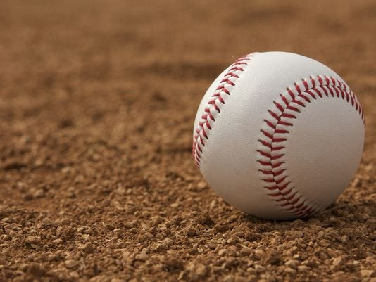Baseball in dirt stock art