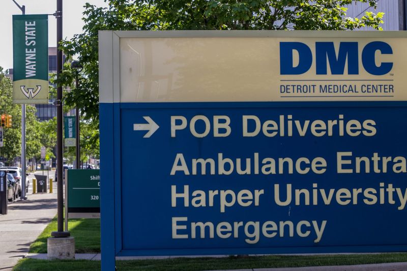 Part of the Detroit Medical Center campus in midtown Detroit.