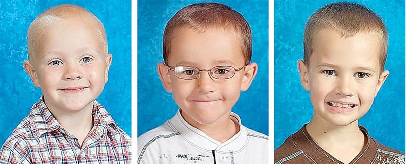 Tanner, Alexander and Andrew Skelton.