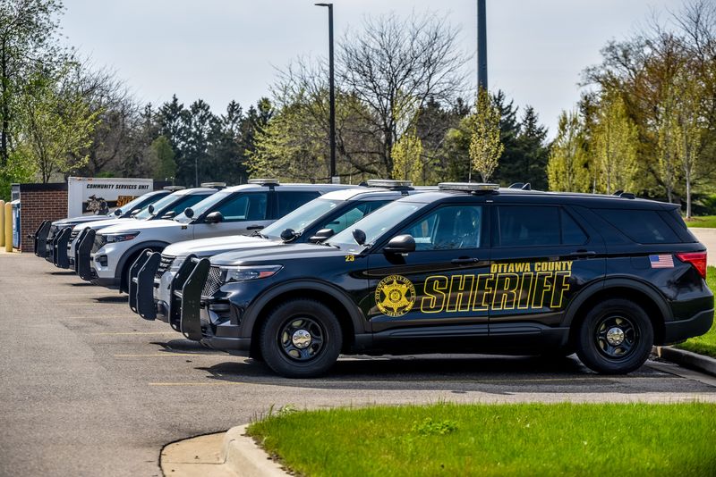 Ottawa County Sheriff's Office Cruisers.