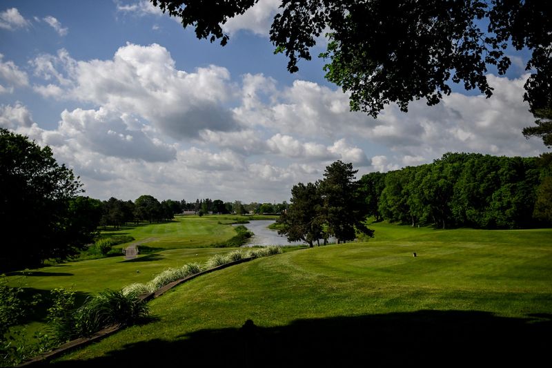 A view of the tenth hole at Groesbeck Golf Course on Wednesday, May 22, 2024, in Lansing
