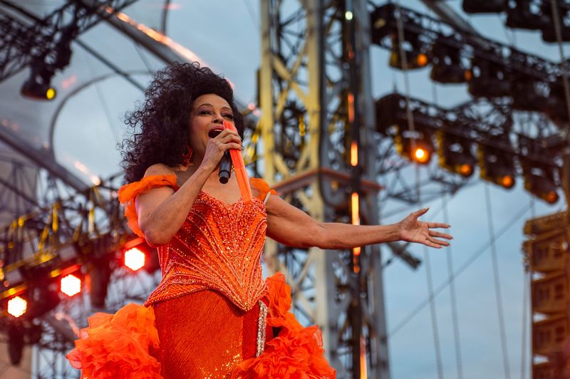 Diana Ross performs during "Live from Detroit: The Concert at Michigan Central" on Thursday, June 6, 2024 in Detroit.