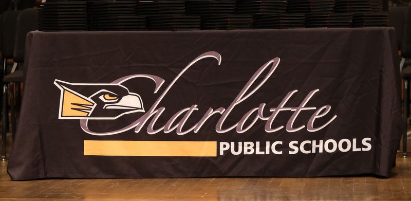 Scenes from the Charlotte High School graduation ceremony held at the Wharton Center on the Michigan State campus Friday, June 7, 2024.