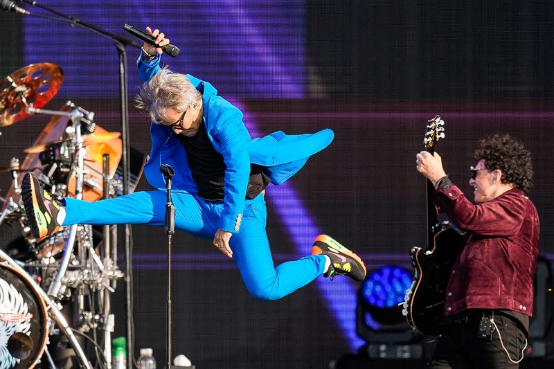 Journey performs at Comerica Park in Detroit on Thursday, July 18, 2024.