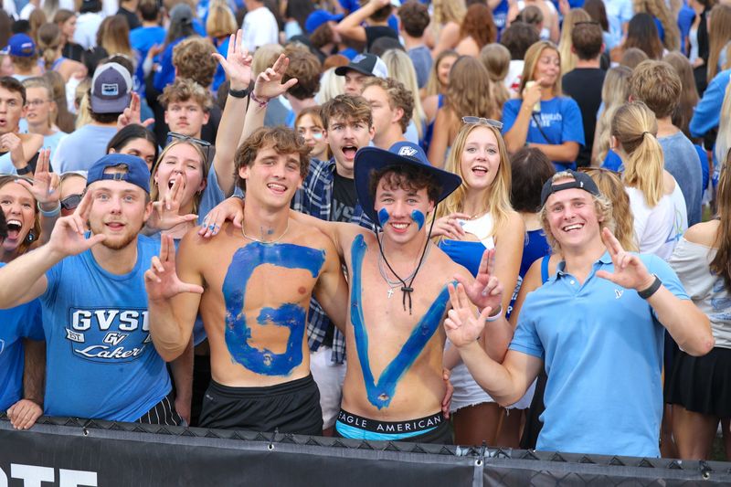 The Grand Valley State football team opened the season against Central State on Thursday, Sept. 5, 2024, at Lubbers Stadium in Allendale.