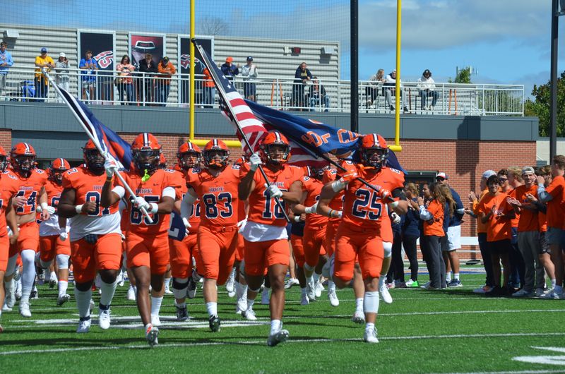 The Hope College football team opened the season with a win over Loras.