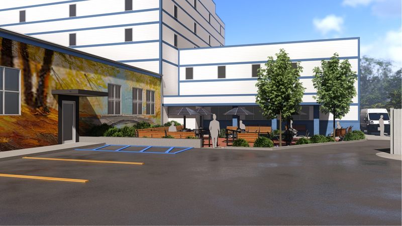 Holy Cross Services and the city of Lansing have finalized a multi-phase expansion agreement to add an additional 70 beds to help support Lansing’s unhoused population. Here is a rendering of the planned expansion.