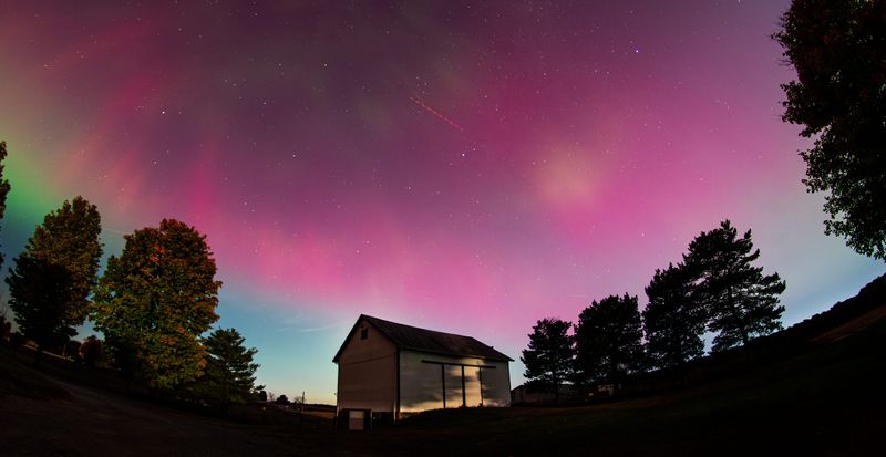 A brilliant sky seen Thursday evening, Oct. 10, 2024, in Alaiedon Township, Mich. Photo taken with a Nikon D500, 14 mm lens, exposed for 13 seconds at f/3.5. [MATTHEW DAE SMITH | USA Today Network]
