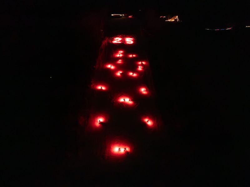 Boyne Mountain hosted its annual torchlight parade on Dec. 31, 2024 to ring in the start of 2025.