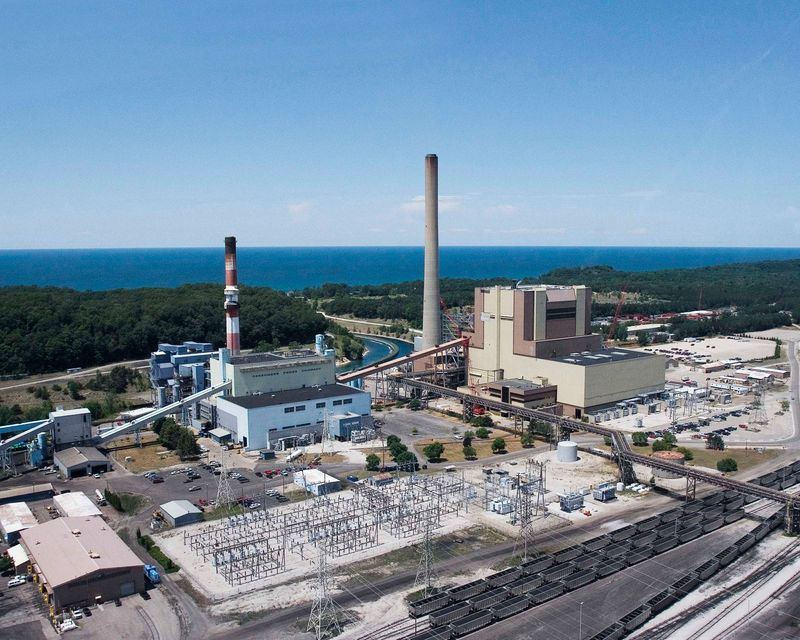 The Campbell Plant in Port Sheldon Township.