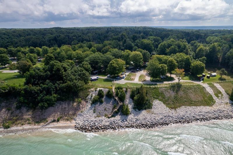 Orchard Beach State Park in summer 2022.